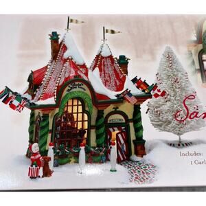 Dept 56 North Pole Series Santa's Visiting Center NEW